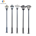 Courteard Garden extérieur poteau lumineux Classic Decorative LED lampadaire